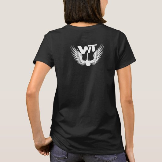 Warhol's Theory Women's Black Wing T-Shirt (Achterkant)