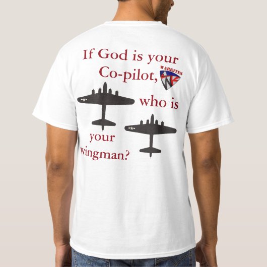 Warkieten B-17 Wingman T-shirt (Achterkant)