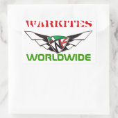 Warkieten sticker (Tas)