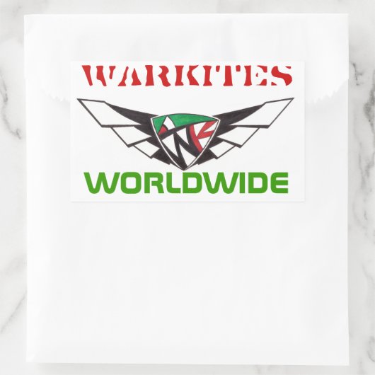 Warkieten sticker (Tas)