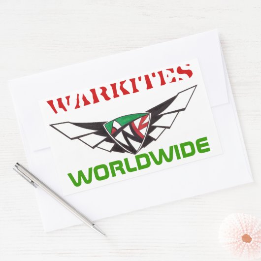 Warkieten sticker (Envelop)