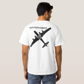 Warkites B-29 Silver Bord T-shirt (Achterkant volledig)