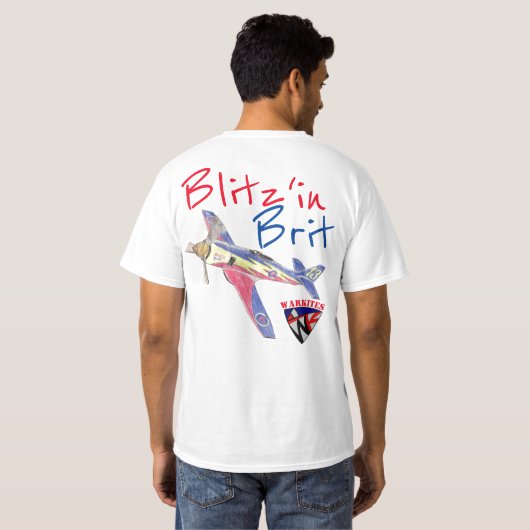 Warkites "Blitz'in Brit" Zee Fury Racer T-shirt (Achterkant volledig)