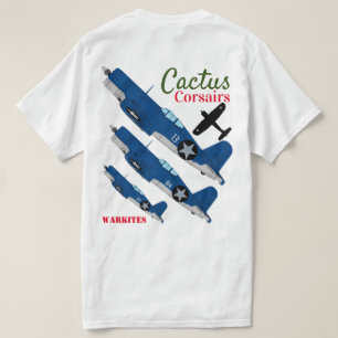 Warkites "Cactus Corsairs" F4U-1 T-Shirt-2 T-shirt