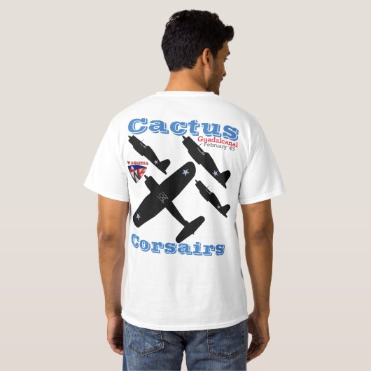 Warkites Cactus Corsairs T-shirt (Achterkant volledig)