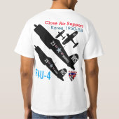 Warkites F4u-4 Corsair Korea T-shirt (Achterkant)