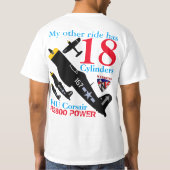 Warkites F4u Corsair T-shirt (Achterkant)