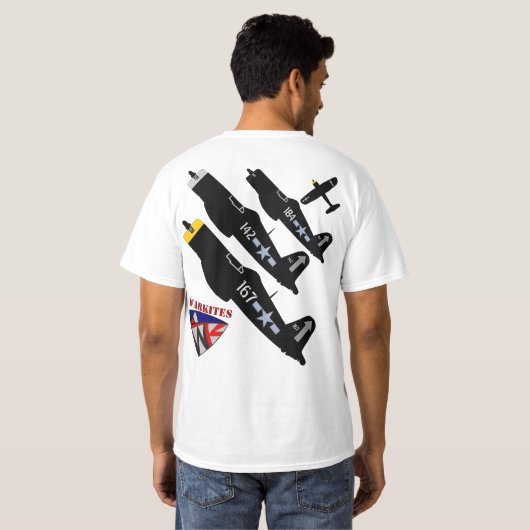 Warkites F4U Corsair VF-84 T-shirt (Achterkant volledig)