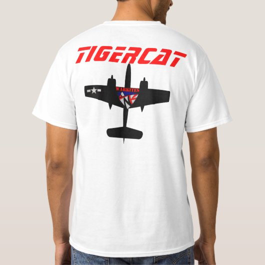 Warkites F7F Tigercat T-shirt (Achterkant)