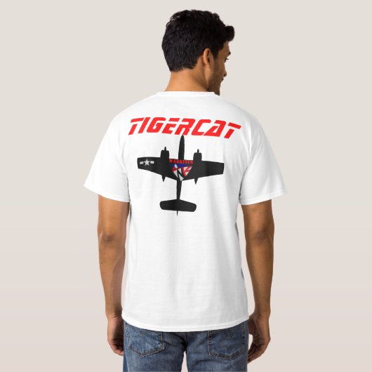 Warkites F7F Tigercat T-shirt (Achterkant volledig)