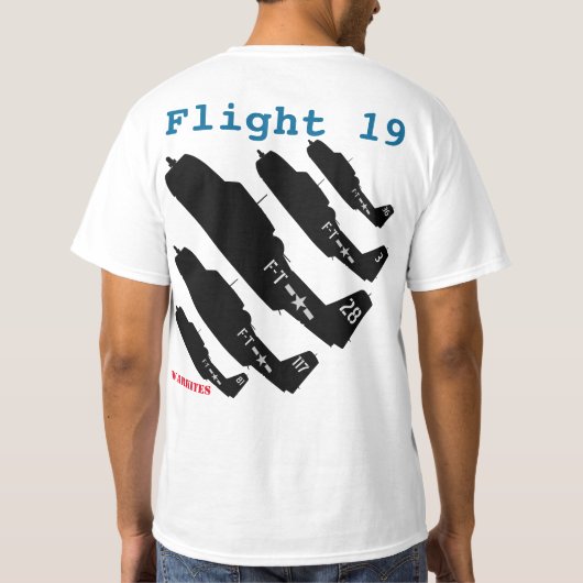 Warkites "Flight 19" TBF Avenger T-shirt (Achterkant)