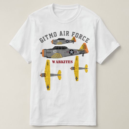 Warkites "Gitmo Air Force" SNJ T-shirt (Design voorkant)