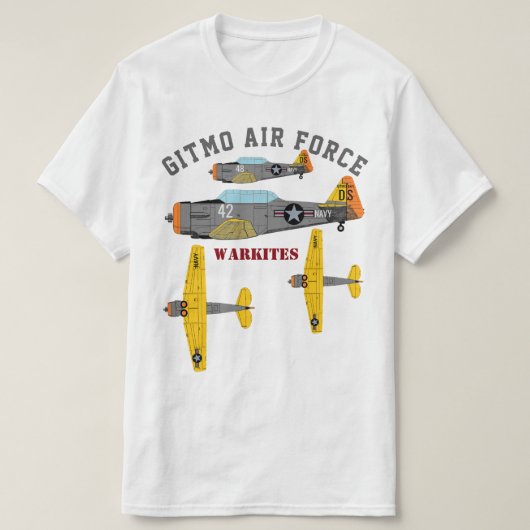 Warkites "Gitmo Air Force" SNJ T-Shirt- T-shirt (Design voorkant)