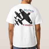 Warkites Midway-42 Zonder tong T-shirt (Achterkant)