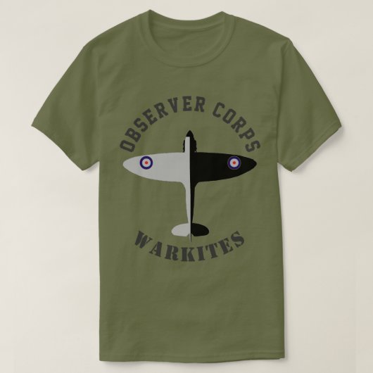 Warkites Observer Corps Spitfire T-shirt (Design voorkant)