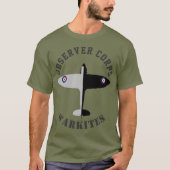 Warkites Observer Corps Spitfire T-shirt (Voorkant)