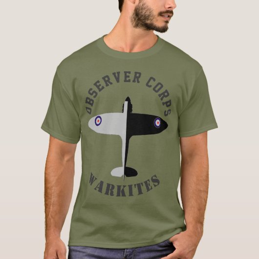 Warkites Observer Corps Spitfire T-shirt (Voorkant)