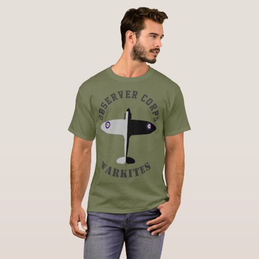 Warkites Observer Corps Spitfire T-shirt (Voorkant volledig)
