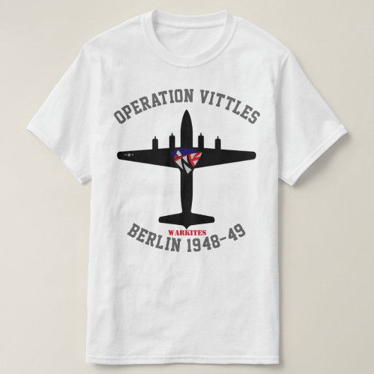 Warkites "Operation Vittles" C-54 Skymaster T-shirt (Design voorkant)