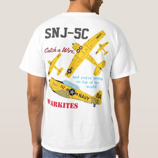 Warkites SNJ-5C Texan T-Shirt- T-shirt (Achterkant)