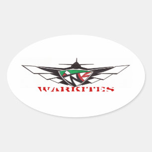 Warkites-Sticker Ovale Sticker
