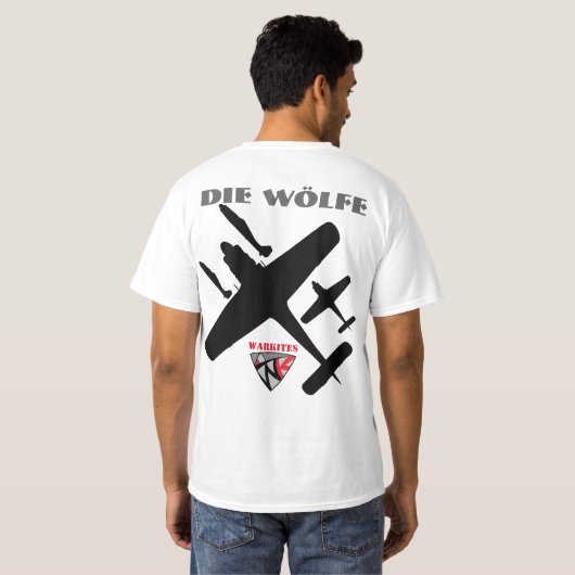 Warkites-The Wolves FW-190 T-shirt (Achterkant volledig)