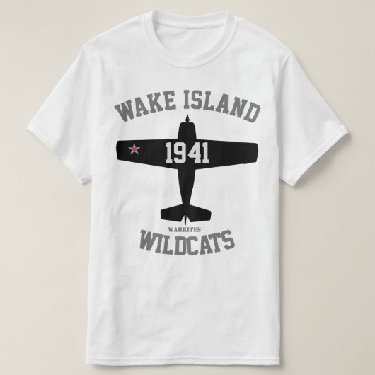 Warkites "Wake Island" F4F Wildcats T-shirt (Design voorkant)
