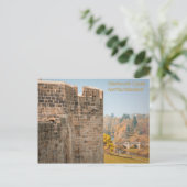 Warkworth Castle Briefkaart (Staand voorkant)