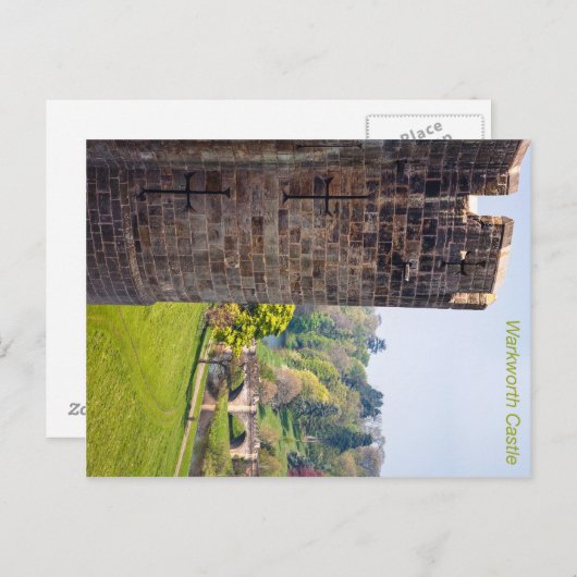 Warkworth Castle Briefkaart (Voorkant / Achterkant)