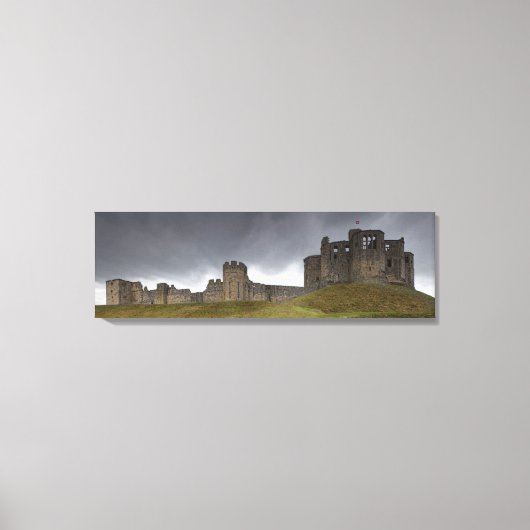 Warkworth Castle Canvas Afdruk (Voorkant)