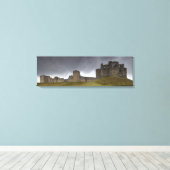 Warkworth Castle Canvas Afdruk (Insitu (Houten vloer))
