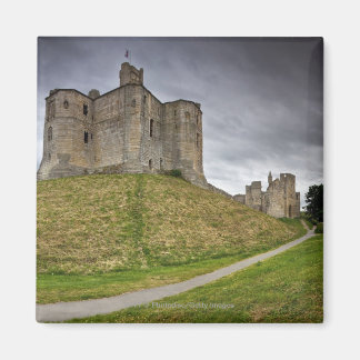 Warkworth Castle in Northumberland, Engeland Magneet