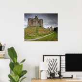 Warkworth Castle in Northumberland, Engeland Poster (Thuiskantoor)