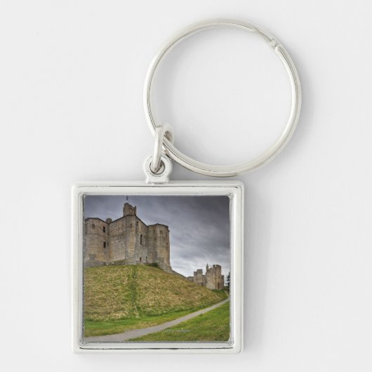 Warkworth Castle in Northumberland, Engeland Sleutelhanger (Voorkant)
