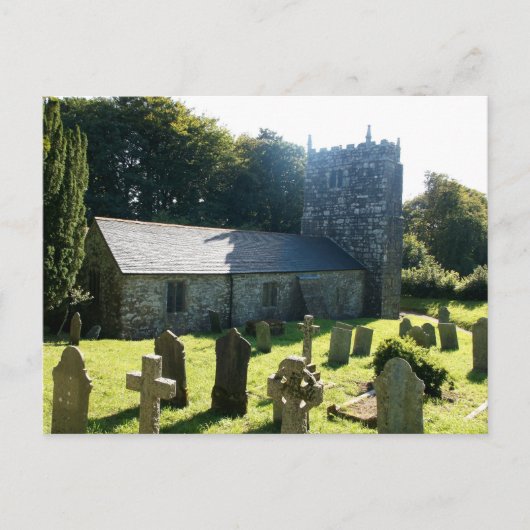 Warleggan Church Cornwall England Briefkaart (Voorkant)
