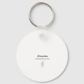 warli bloemen sleutelhanger (Achterkant)