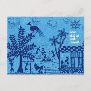 Warli Farming Briefkaart