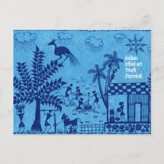 Warli Farming Briefkaart