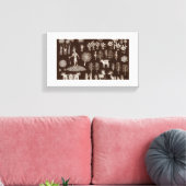 Warli Paint Canvas Afdruk (Insitu (Woonkamer))