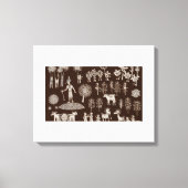 Warli Paint Canvas Afdruk (Voorkant)