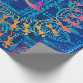 Warli schilderij - traditioneel getekend met de ha cadeaupapier (Hoek)