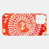 Warli schilderij - traditioneel getekend met de ha Case-Mate iPhone case (Achterkant (horizontaal))