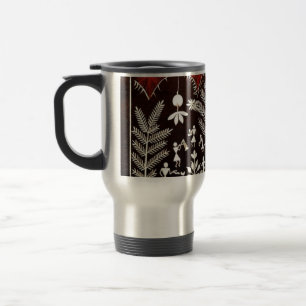 Warli-stamboom van het leven-houten walart reisbeker