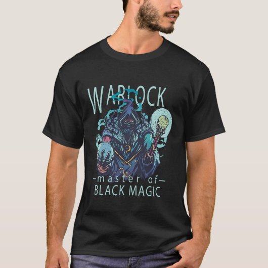 Warlock Black Magic T-shirt (Voorkant)