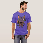 Warlock Cat cadeau T-shirt (Voorkant volledig)