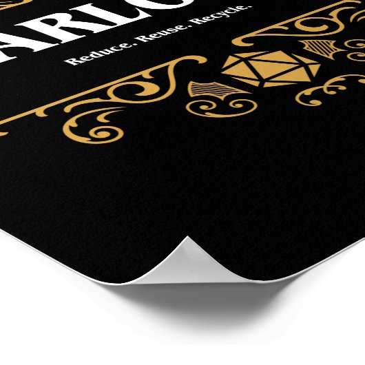 Warlock Class Tabletop RPG Gaming Poster (Hoek)