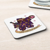 Warlock Dice Design Bier Onderzetter (Linkerzijde)
