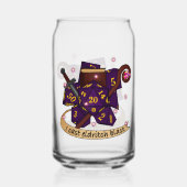 Warlock Dice Design Blikvorm Glas (Voorkant)