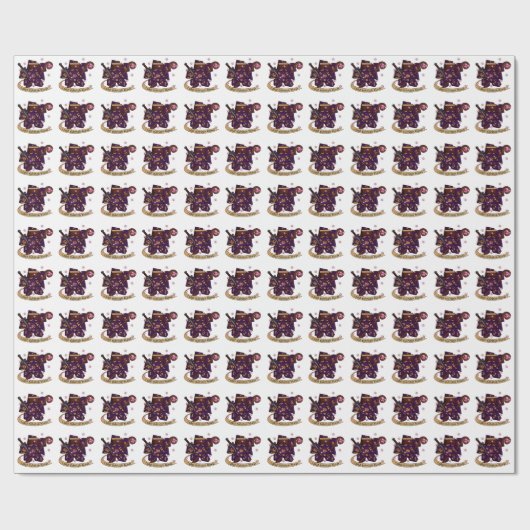 Warlock Dice Design Cadeaupapier (Vlak)