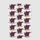 Warlock Dice Design Golfhanddoek (Voorkant)